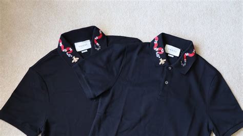 4x blue gucci replica polp|Gucci polo vs fake polo.